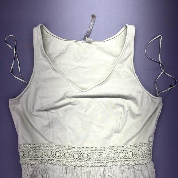 Maxi Dress Cottagecore Light Green Size M LC Lauren Conrad Romantic Party‎ - Picture 2 of 12